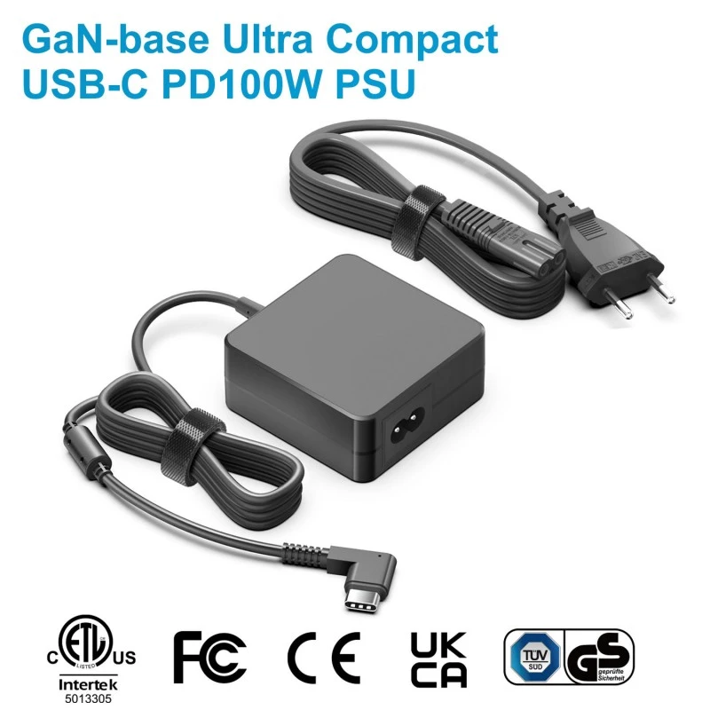 Адаптер живлення GaN Square PD USB-C потужністю 100 Вт