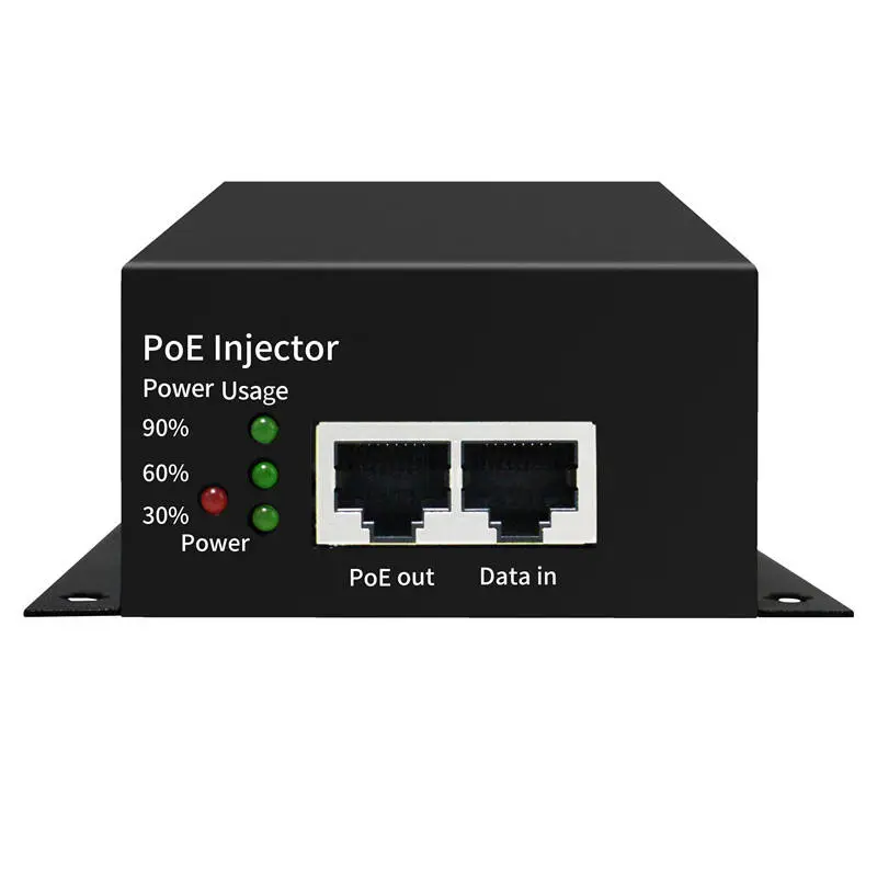 Інжектор Gigabit PoE потужністю 90 Вт у металевому корпусі IEEE802.3bt